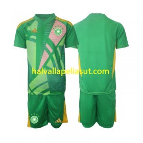 Jalkapallo Pelipaidat/Peliasut Saksa Maalivahti Lasten Kolmaspaita 2024-2025 Lyhythihainen